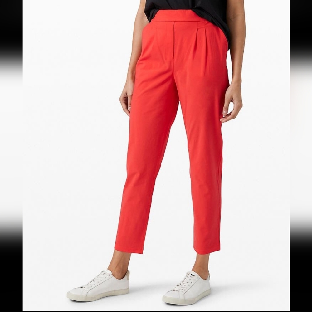 lululemon athletica Red Track Pants